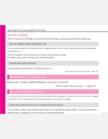 subaru stella 2014-2015 owners manual in english